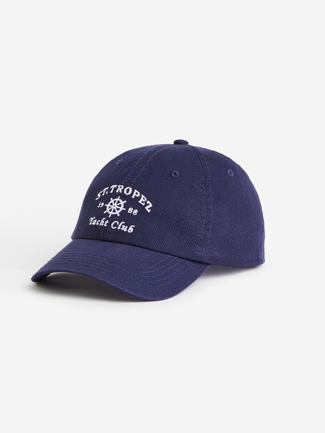 

H&M Women Pure Cotton Cap, Blue