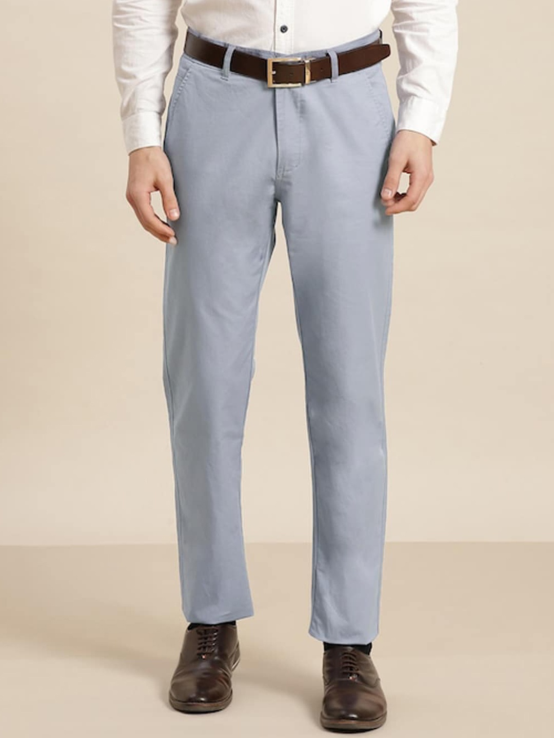 

Hancock Men Tailored Slim Fit Trousers, Blue