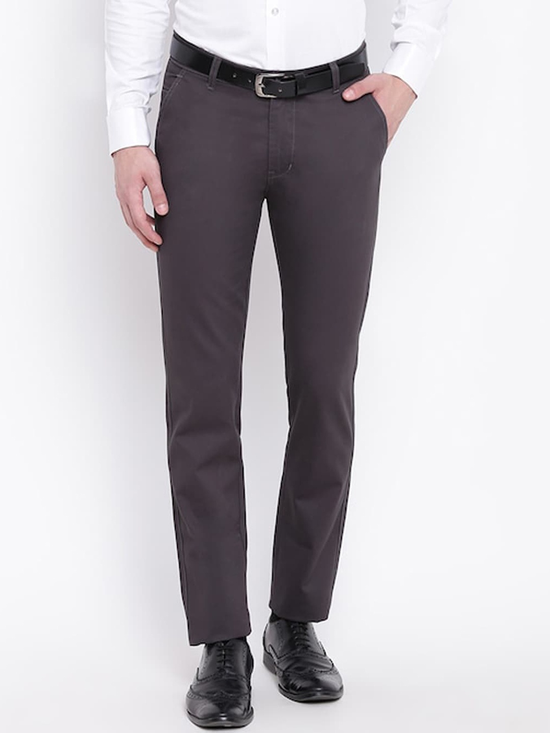 

Hancock Men Tailored Slim Fit Trousers, Grey