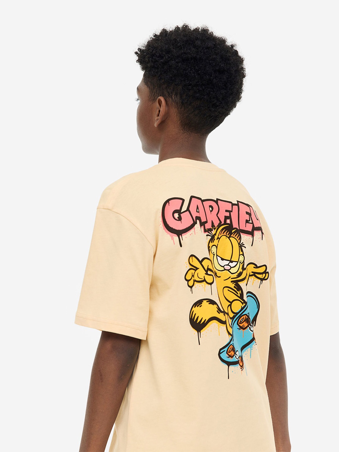 

H&M Boys Garfield Printed T-shirt, Peach