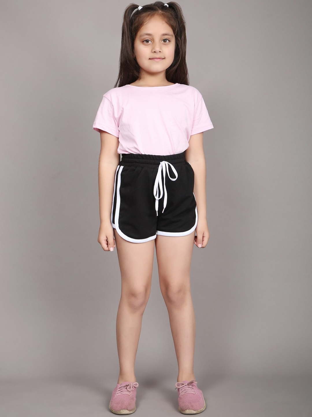 

Ninos Dreams Girls Pure Cotton Night Suit, Pink