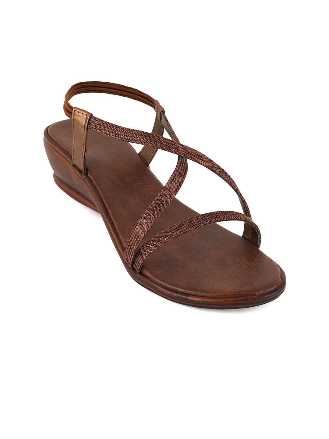 

Style Shoes Textured Comfort Heels, Copper