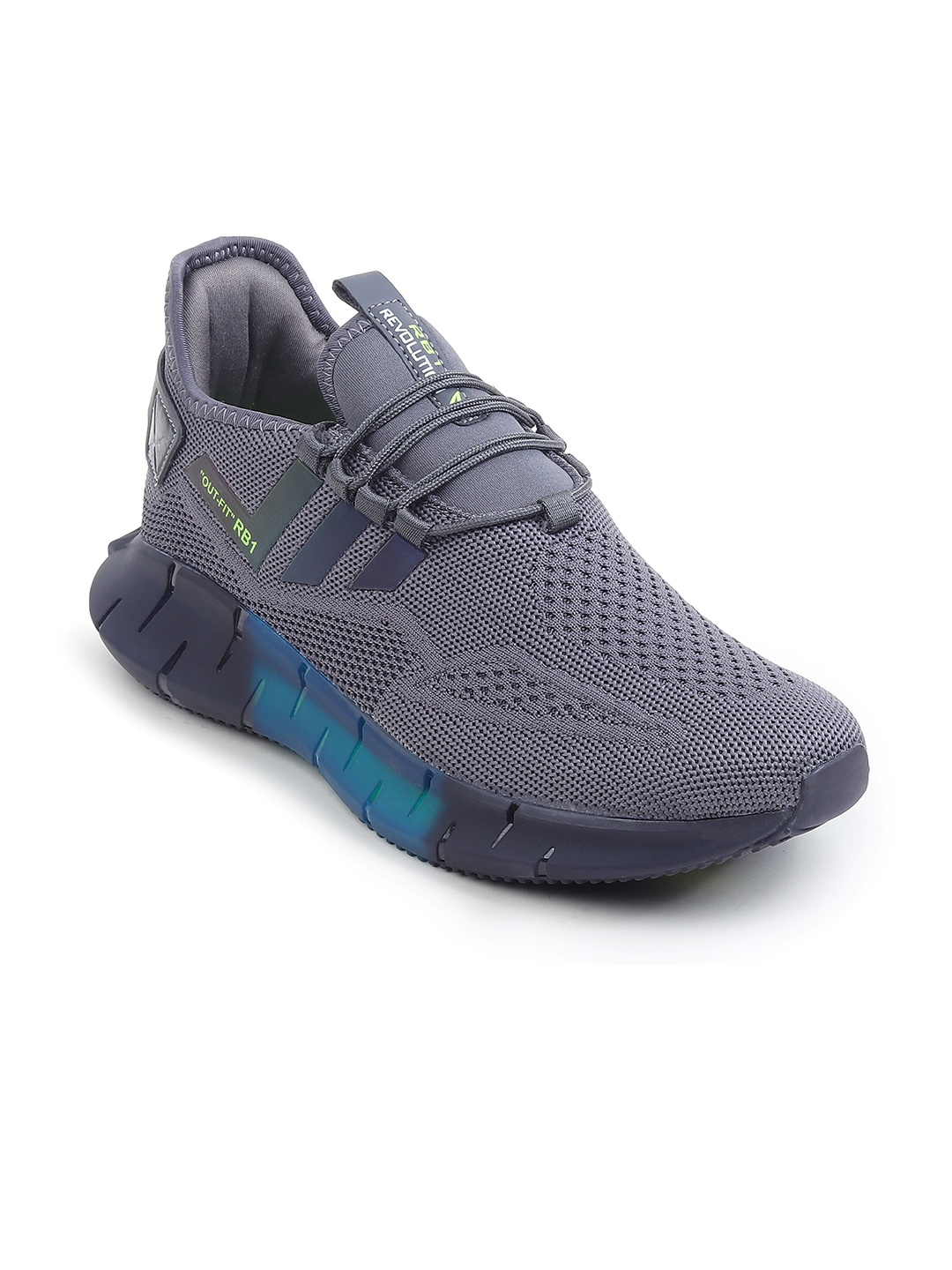 

CASSIEY Men Ribbsun RB-1Mesh Running Sports Shoes, Grey