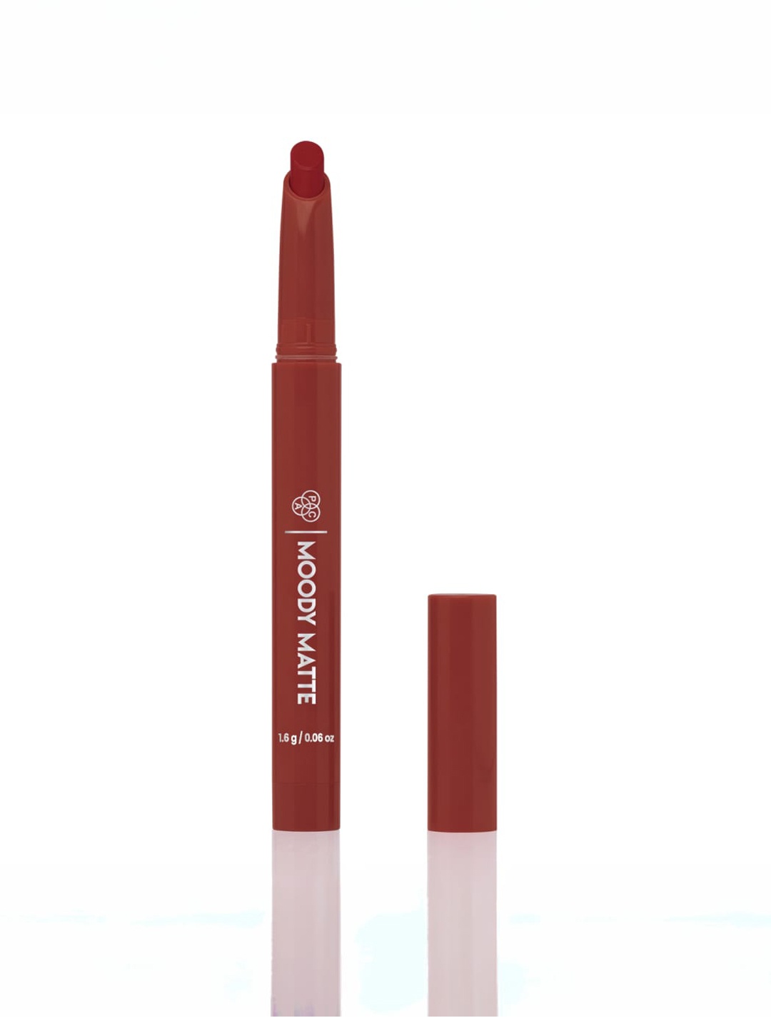 

PAC Moody Matte Smudge-Proof & Transfer-Proof Lipstick - Date Night, Maroon