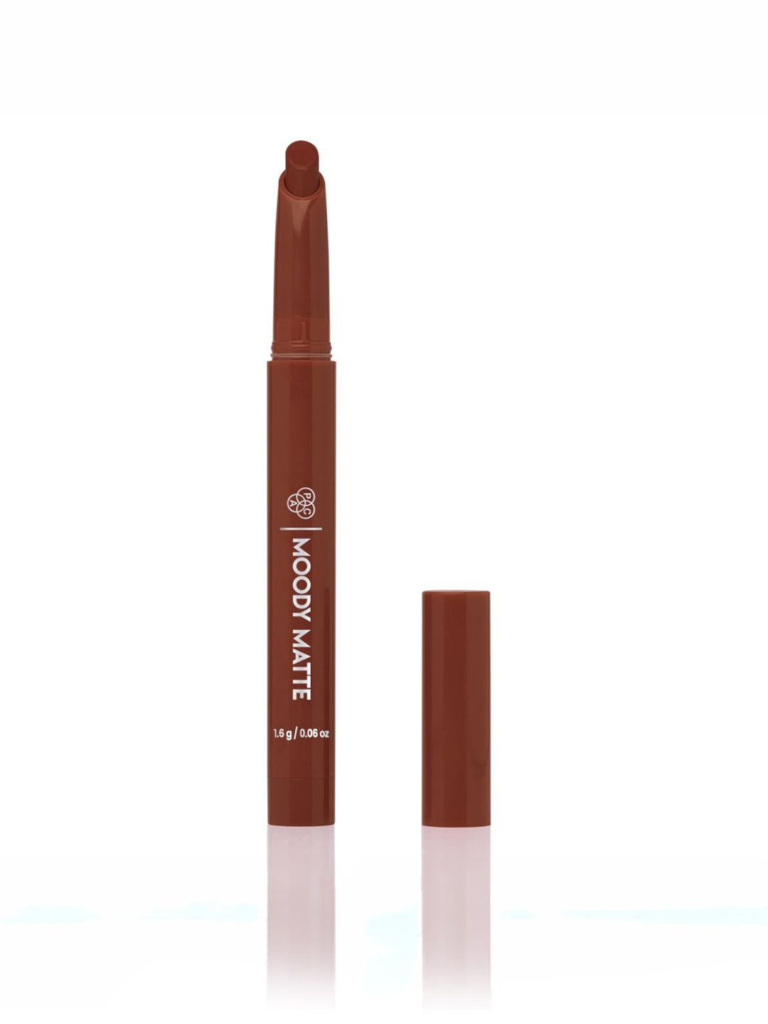 

PAC Moody Matte Smudge-Proof & Transfer-Proof Lipstick - BFF, Brown