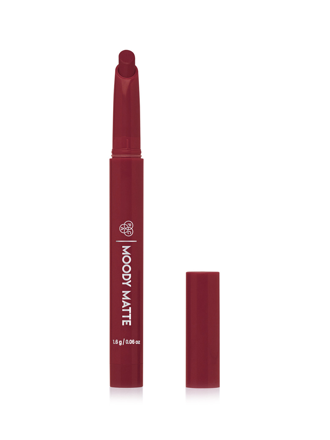 

PAC Moody Matte Smudge-Proof & Transfer-Proof Lipstick - Brunch Munch, Red