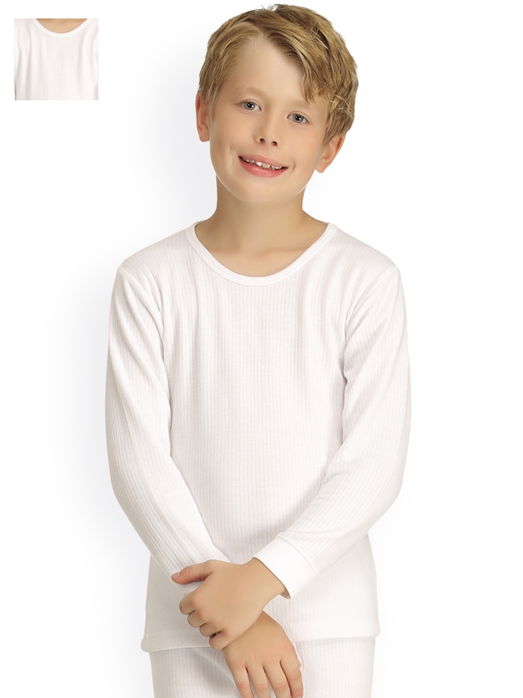 

Kanvin Pack of 2 White Thermal T-shirts 2340W2340