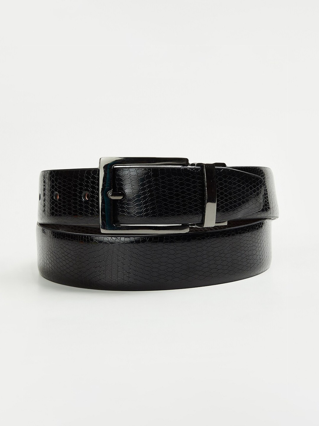 

CODE by Lifestyle Men PU Reversible Belt, Black