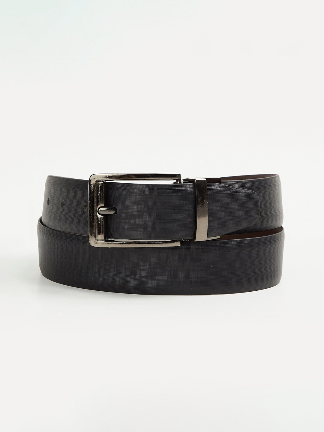 

CODE by Lifestyle Men Leather Reversible Belt, Black