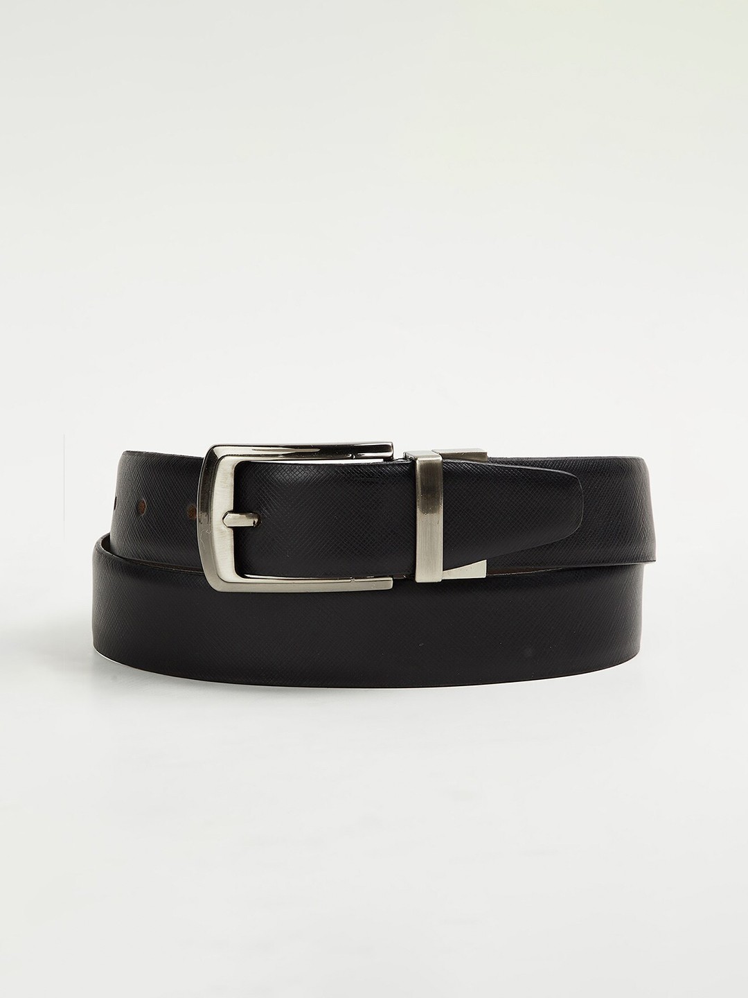 

CODE by Lifestyle Men Leather Reversible Belt, Black