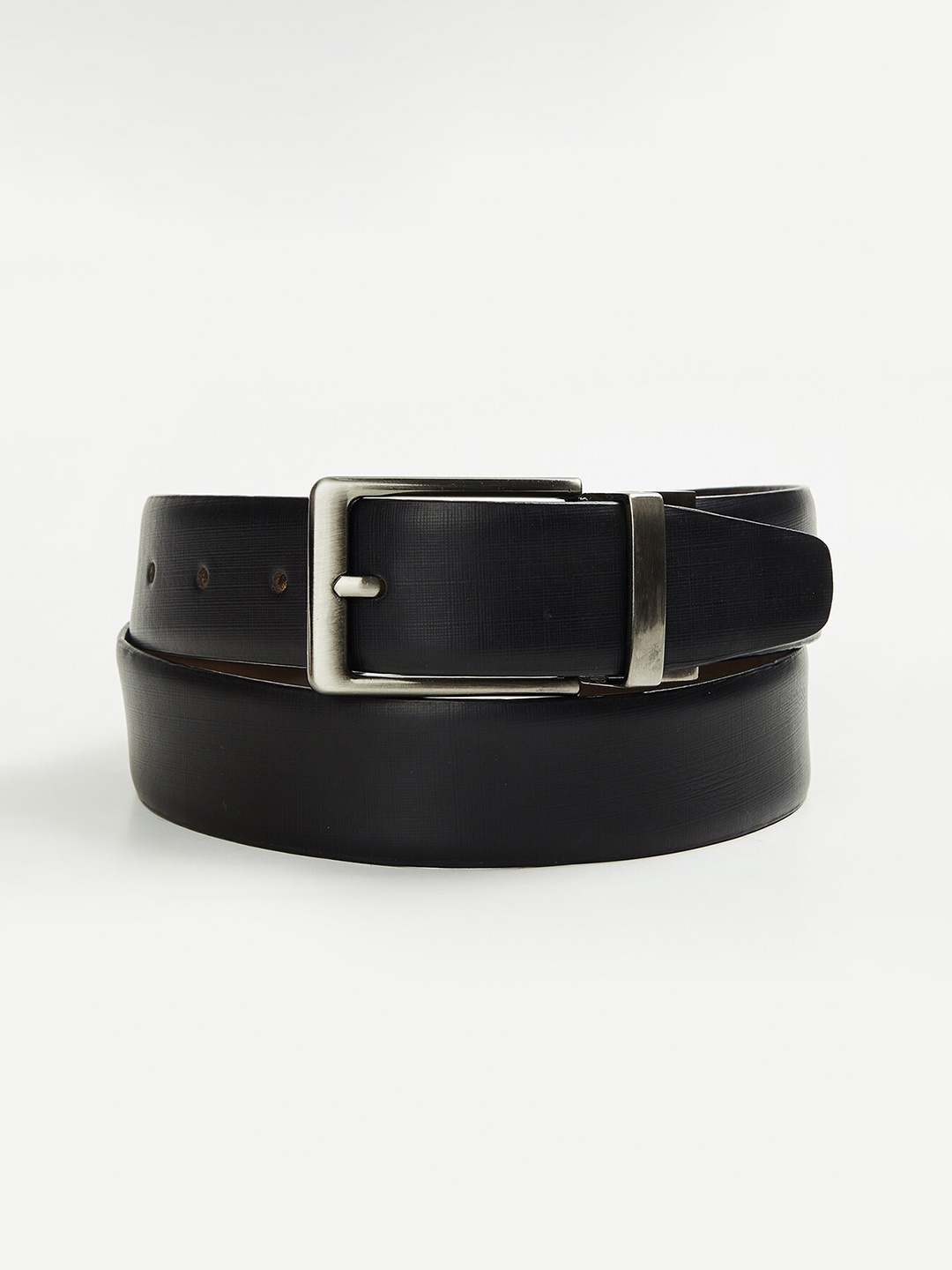 

CODE by Lifestyle Men Leather Reversible Belt, Black