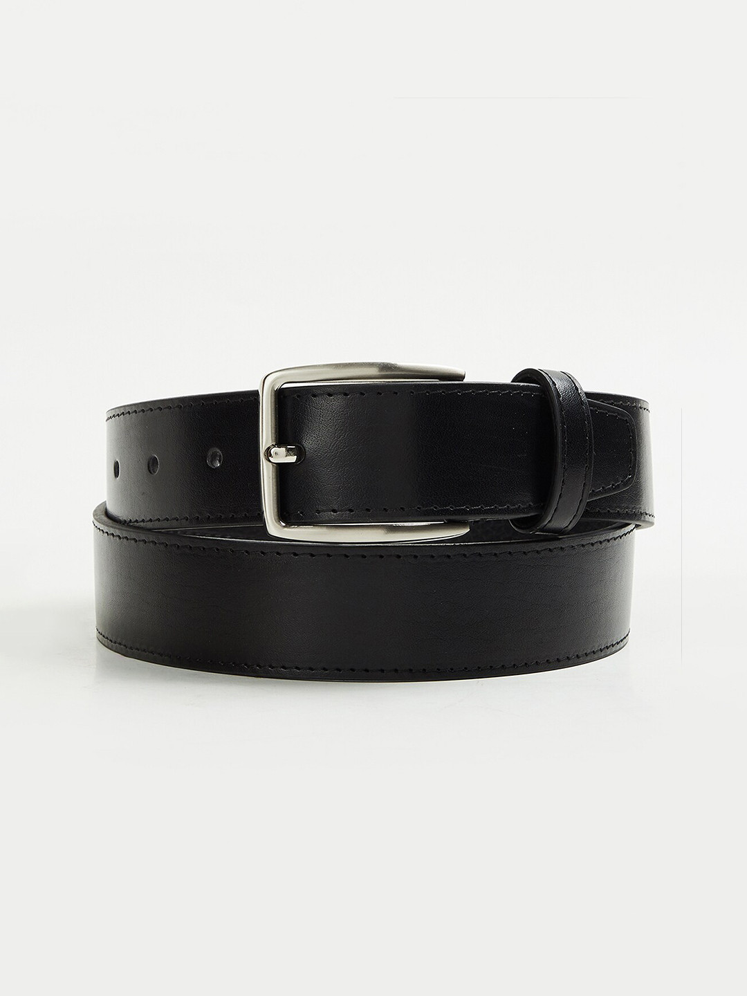 

Fame Forever by Lifestyle Men PU Leather Casual Belt, Black