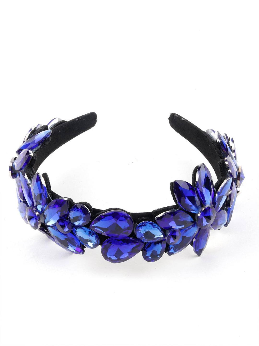 

ODETTE Women Embellished Stone Studded Hairband, Blue