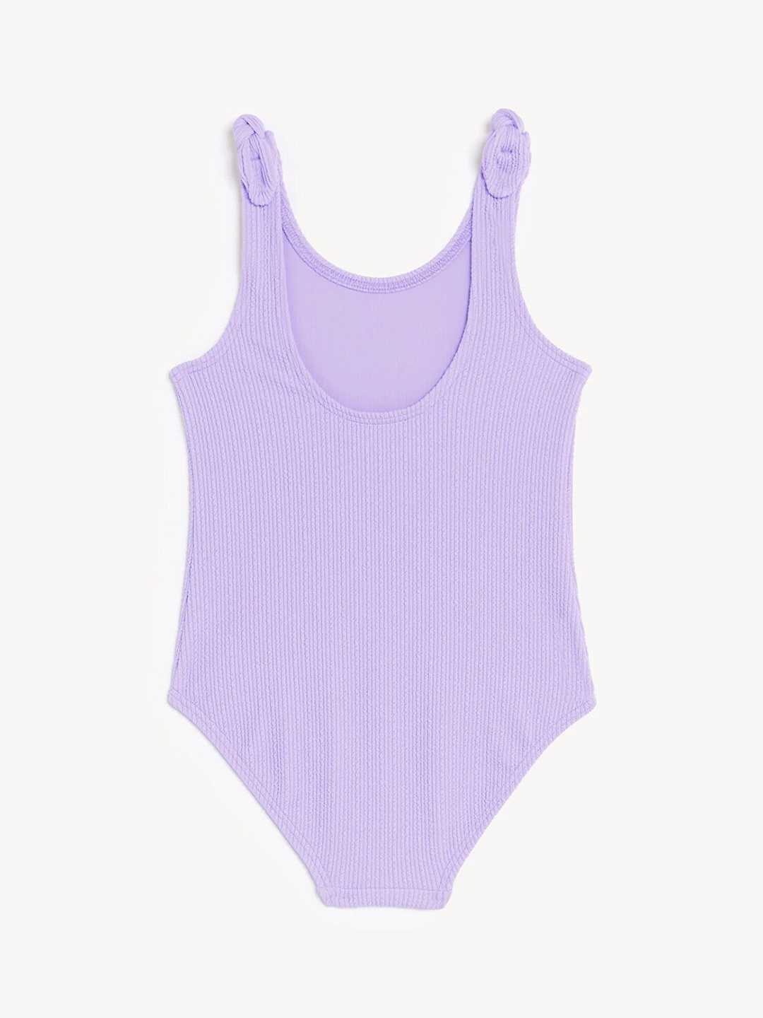 

Marks & Spencer Girls Textured Bodysuit, Purple