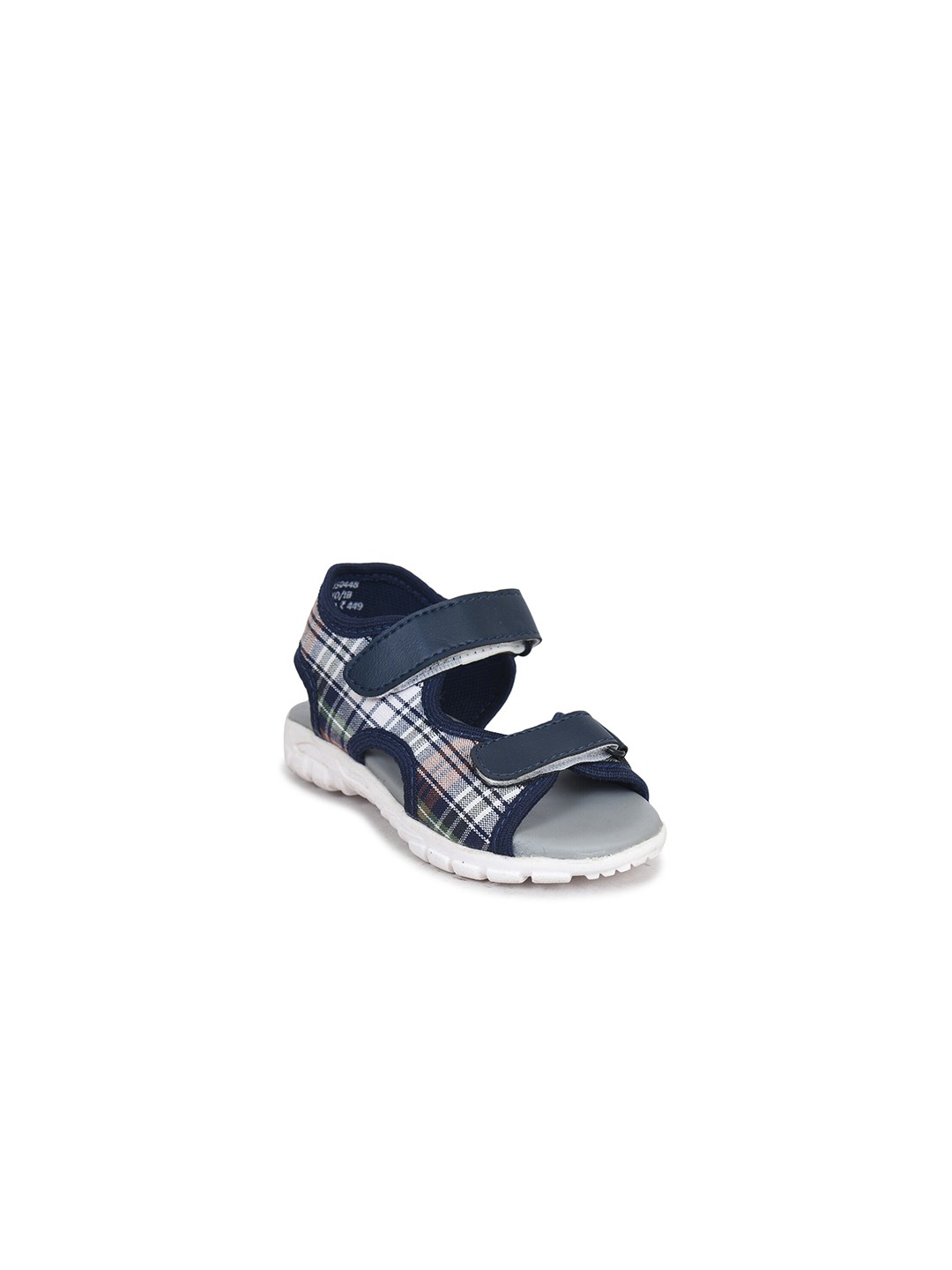 

Ajanta Kids Checked Comfort Sandals, Grey