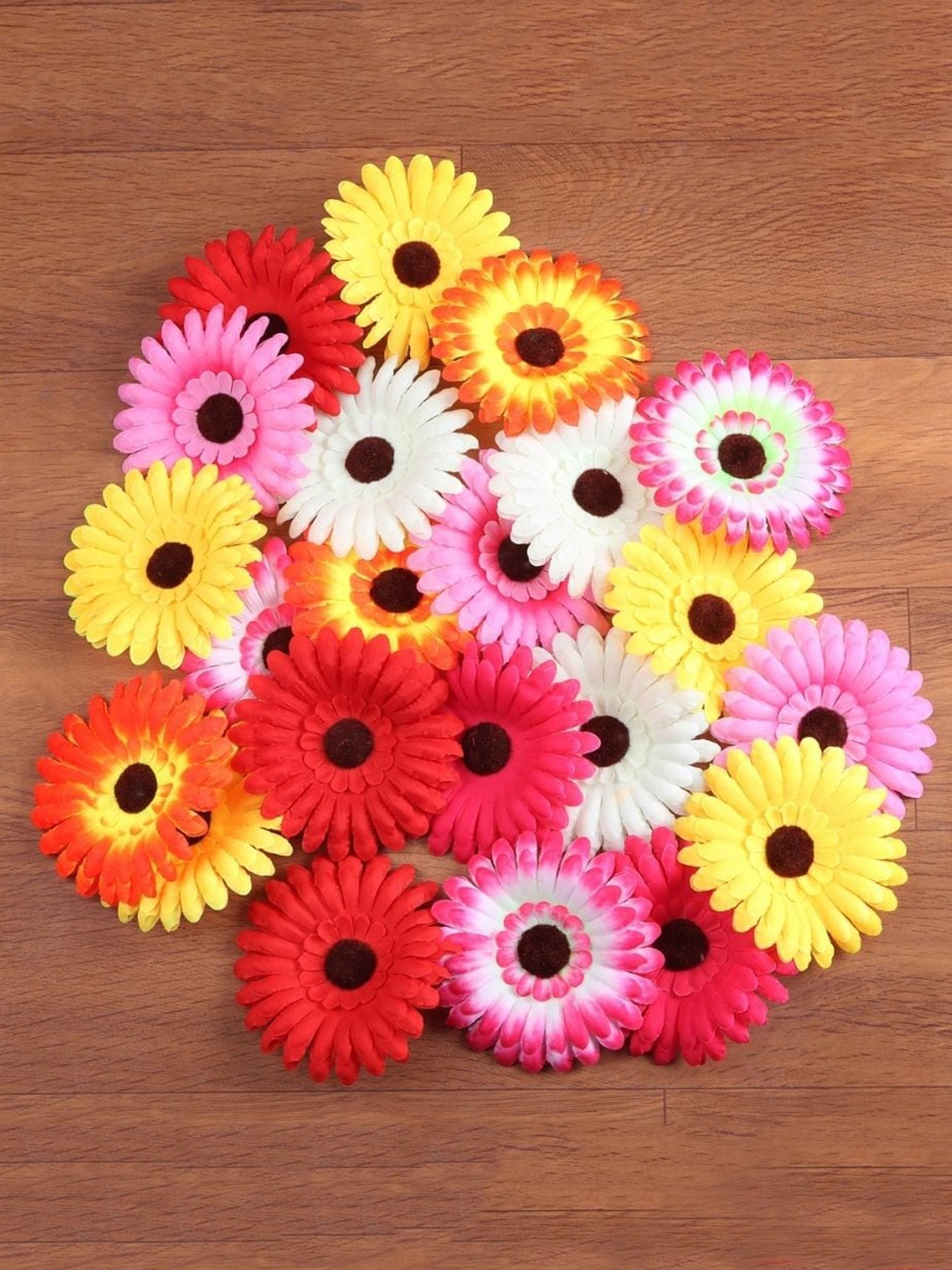 

BS AMOR 12 Pieces DIY Wedding Flower Arrangements Centerpieces Decorations Gerbera Flower, White