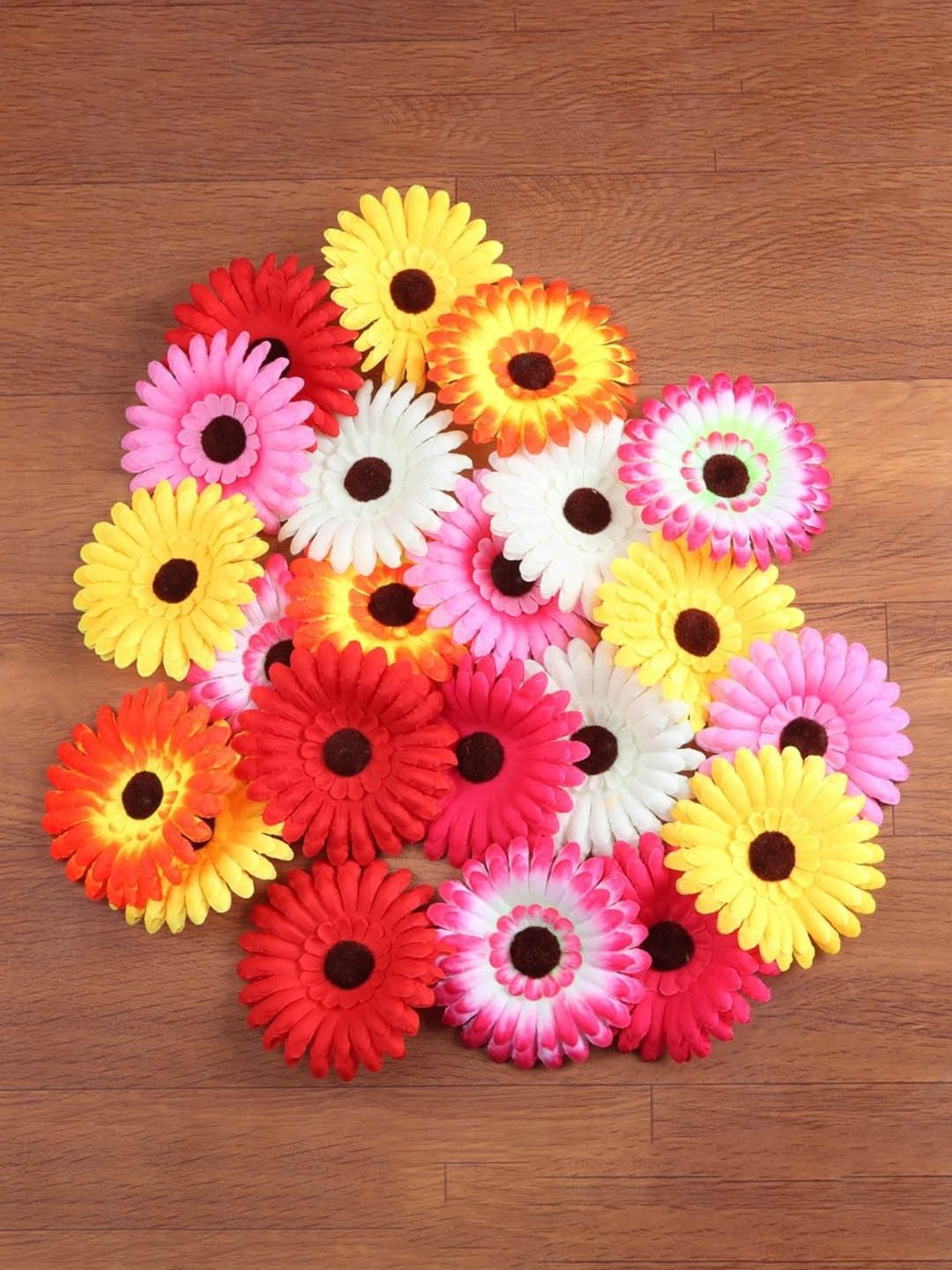 

BS AMOR 16 Pieces DIY Wedding Flower Arrangements Centerpieces Decorations Gerbera Flower, Red