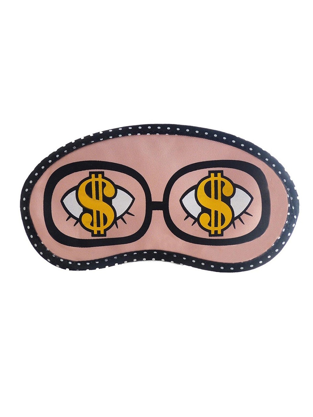 

JENNA Dollar Printed Sleeping Eye Mask, Pink
