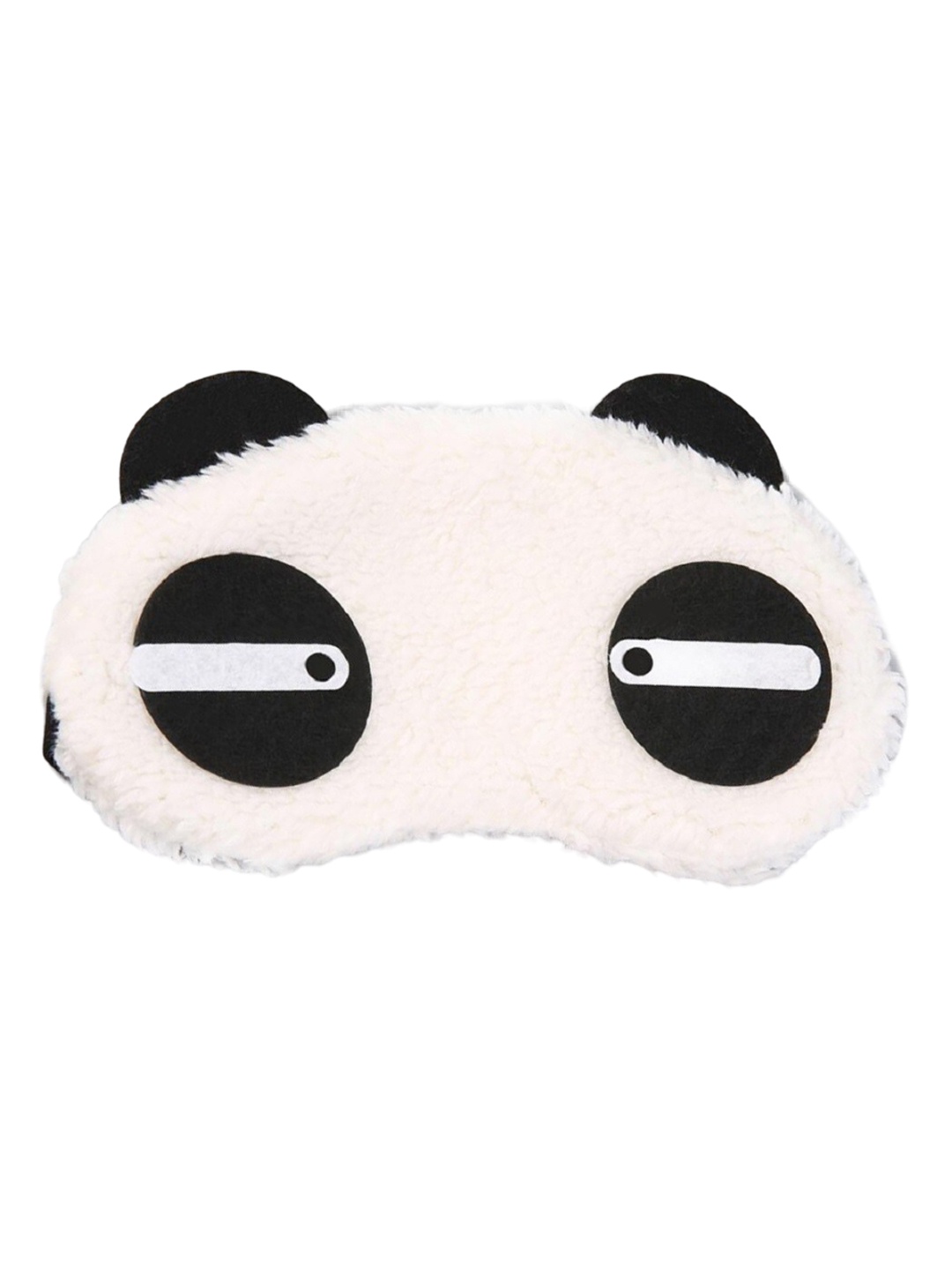 

JENNA Fur Panda Sleeping Eye Mask, White