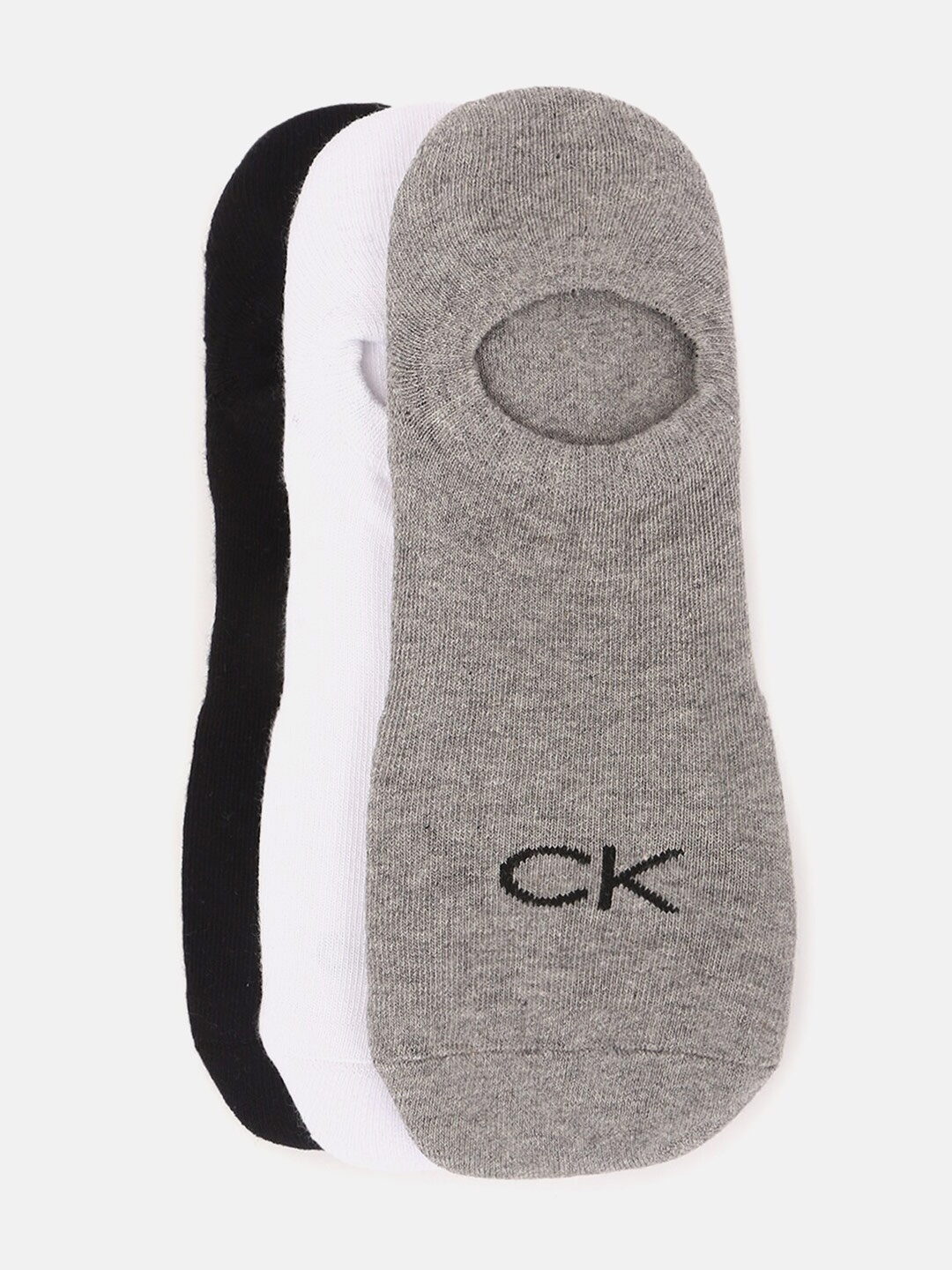 

Calvin Klein Jeans Men Pack Of 3 Patterned Ankle-Length Socks, Grey