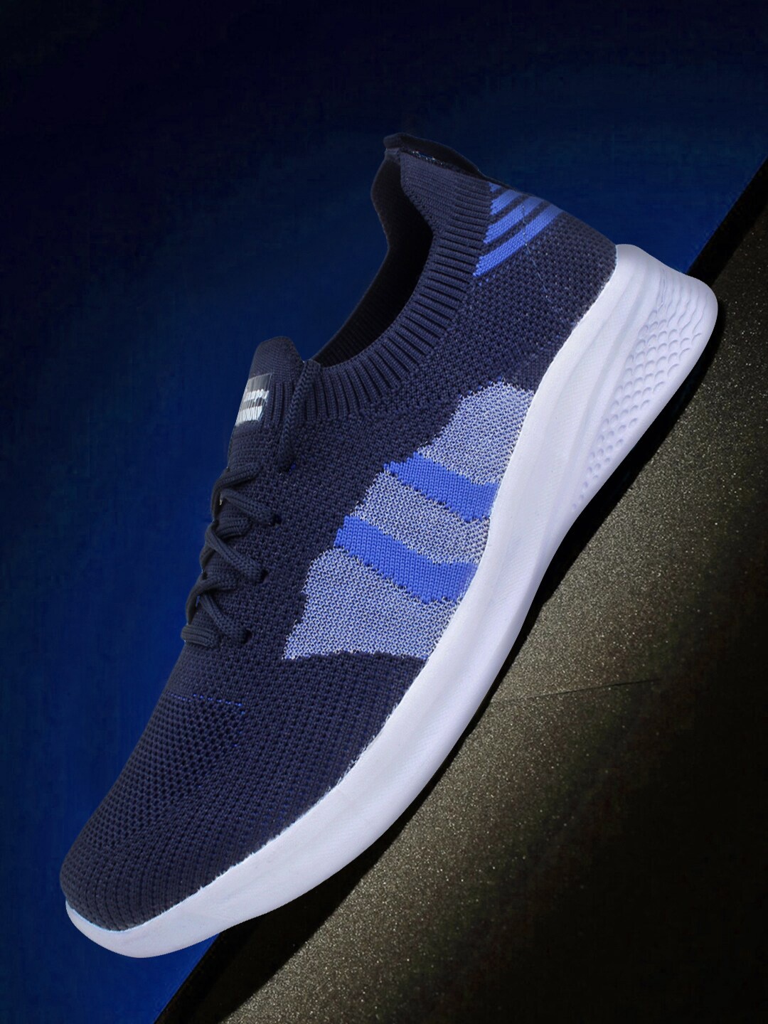 

Champs Men Air Plus Technology Running Sports Shoes, Navy blue