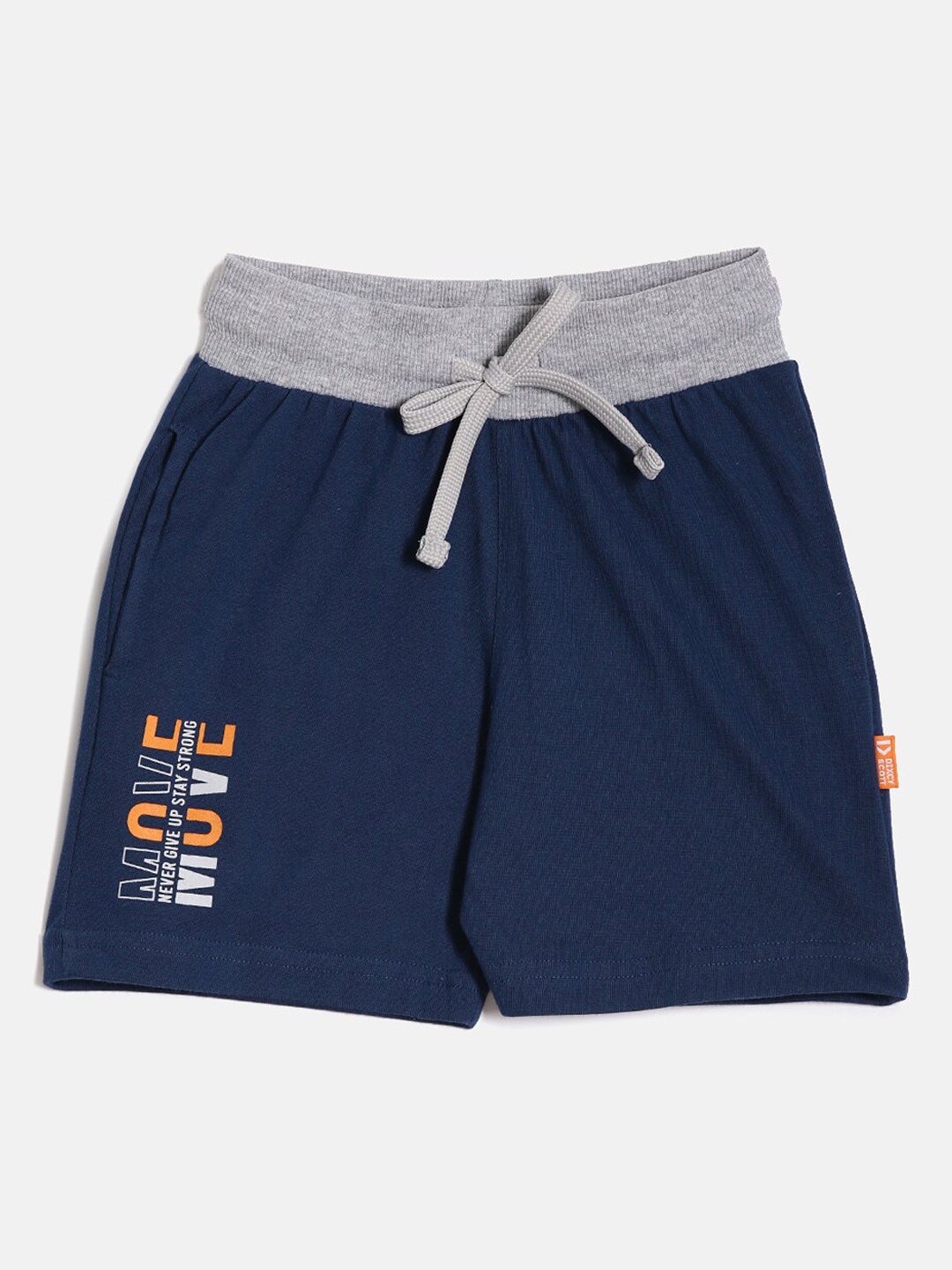

DIXCY SCOTT Boys Comfort Fit Mid-Rise Cotton Shorts, Blue