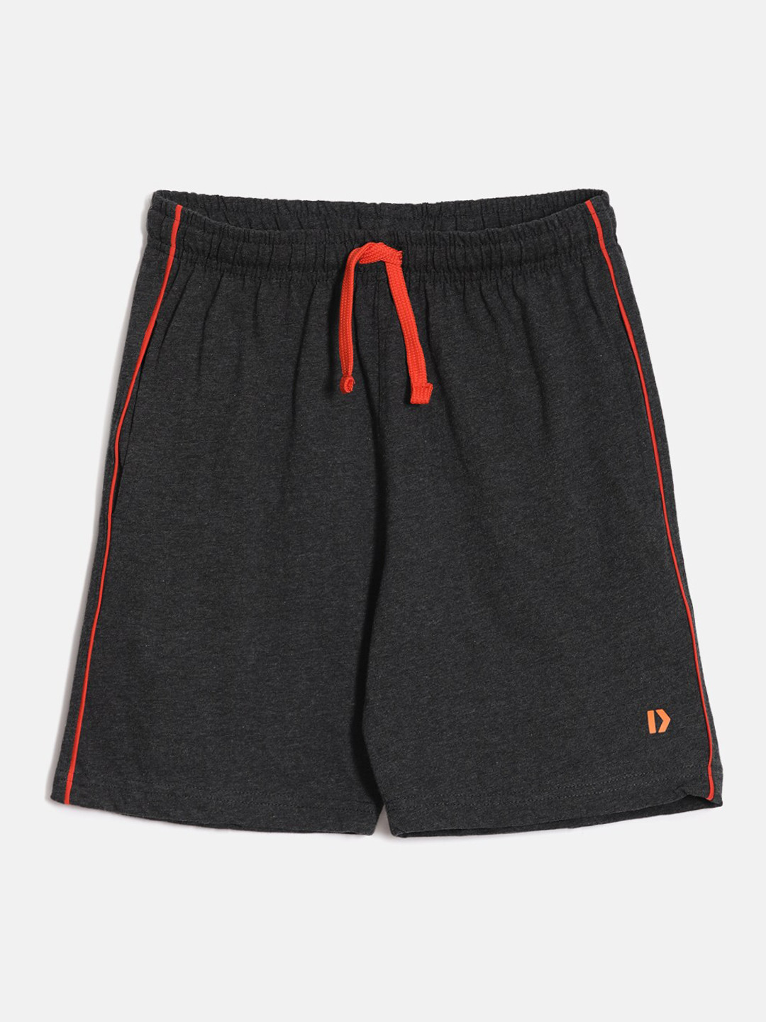 

DIXCY SCOTT Boys Mid-Rise Cotton Shorts, Charcoal
