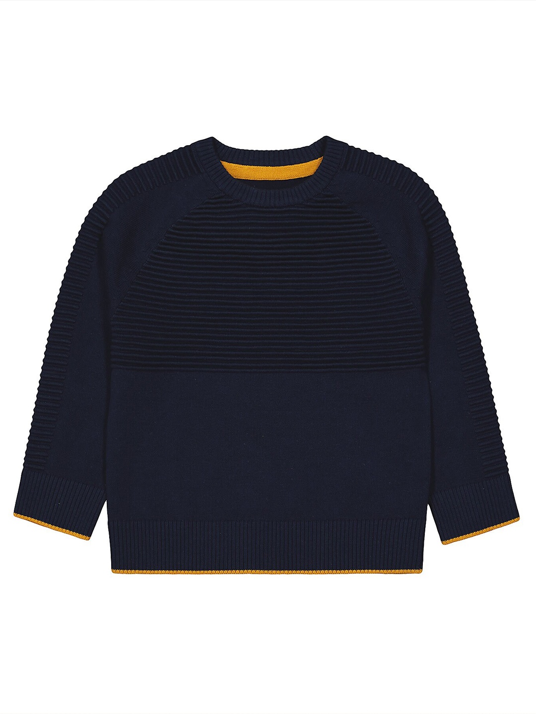 

mothercare Boys Ribbed Acrylic Pullover, Navy blue