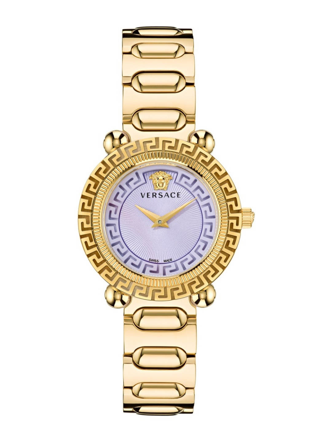 Versace Women Stainless Steel Bracelet Style Straps Analogue Watch VE6I00623, Brown