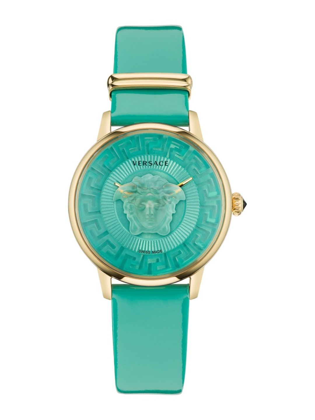 

Versace Women Leather Straps Analogue Watch VE6F00723, Green