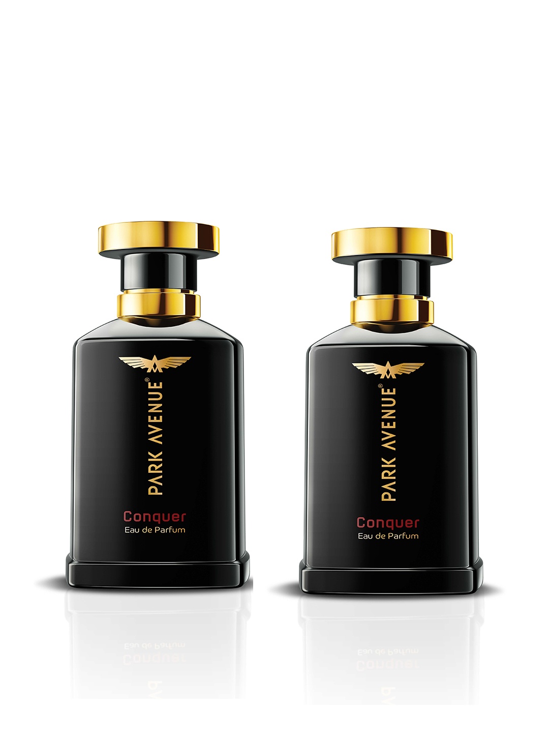 

Park Avenue Men Set of 2 Conquer Eau de Parfum - 100 ml Each, Black
