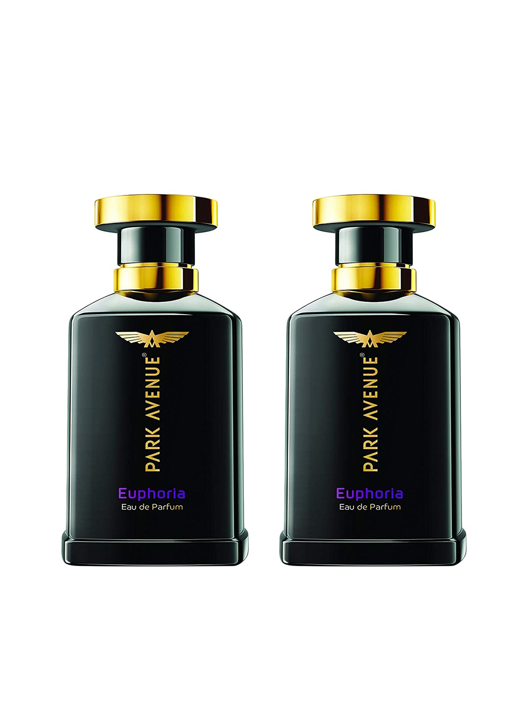 

Park Avenue Men Set of 2 Euphoria Eau De Parfum - 100 ml Each, Black