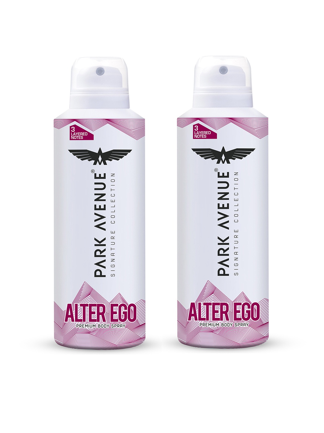 Park Avenue Men Set of 2 Alter Ego Premium Body Spray - 150 ml Each, White
