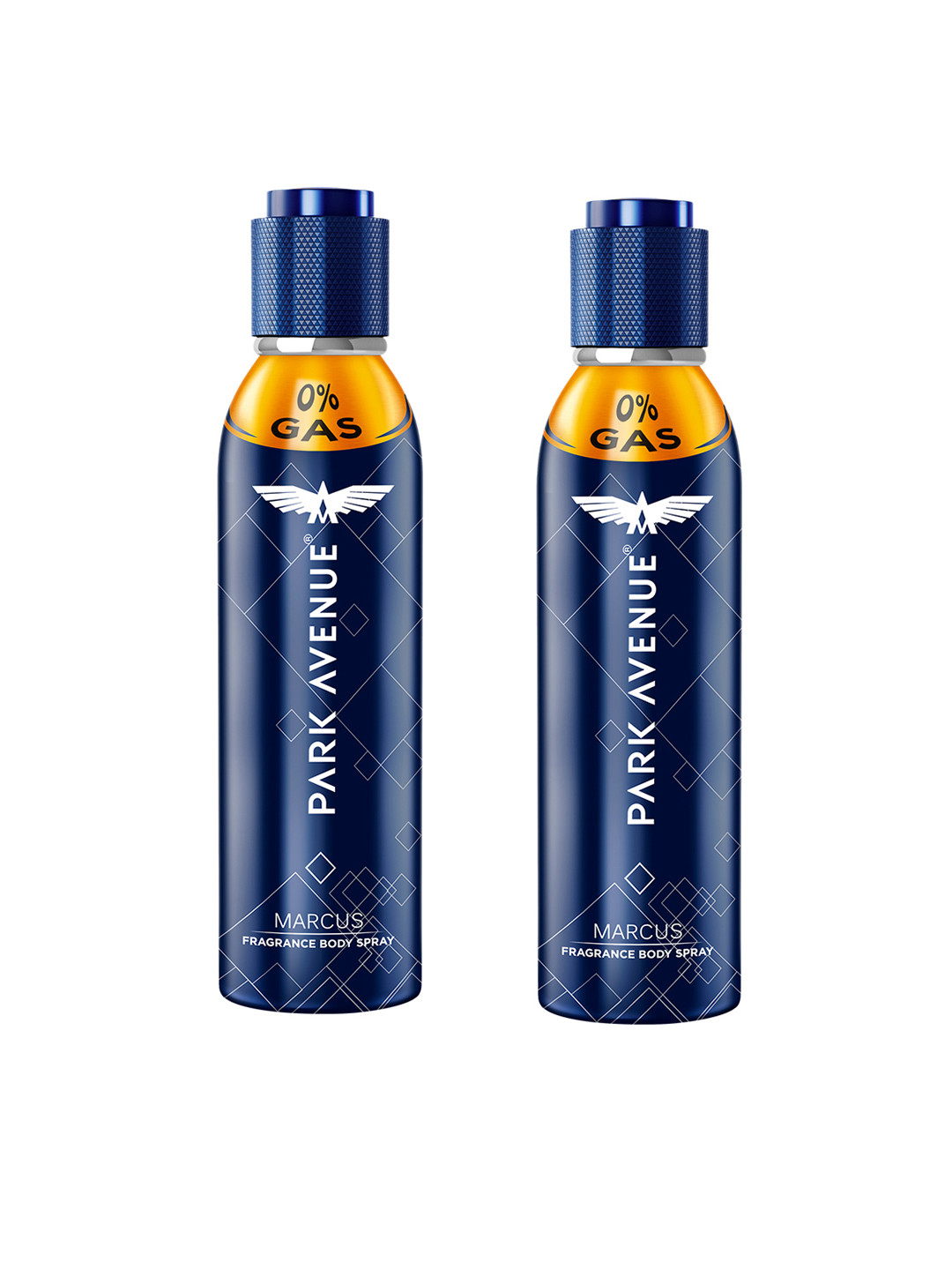 

Park Avenue Men Set of 2 Marcus Fragrance Body Spray - 130 ml Each, Blue