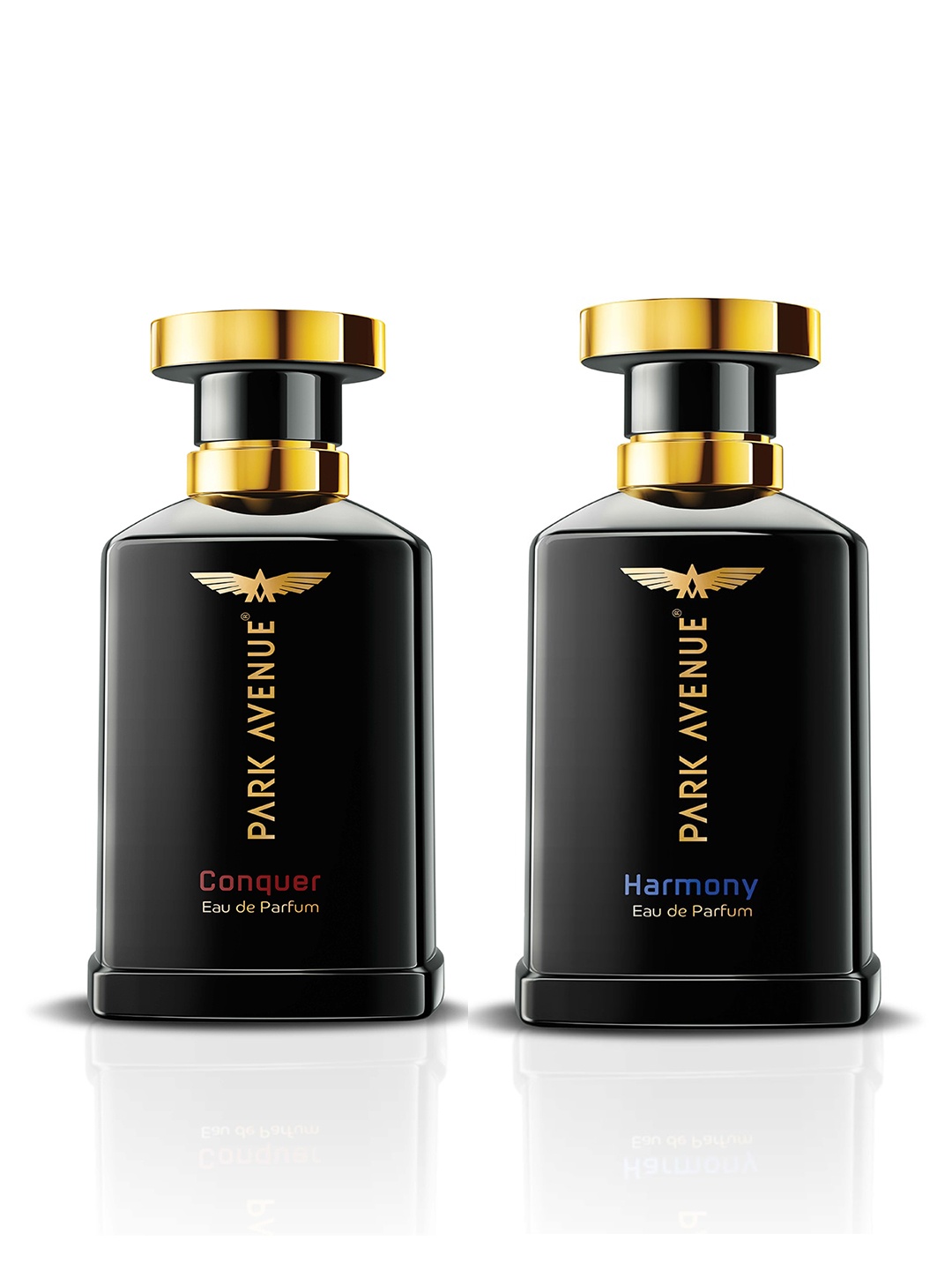 

Park Avenue Men Set of 2 Eau De Parfum 50ml each - Conquer & Harmony, Black