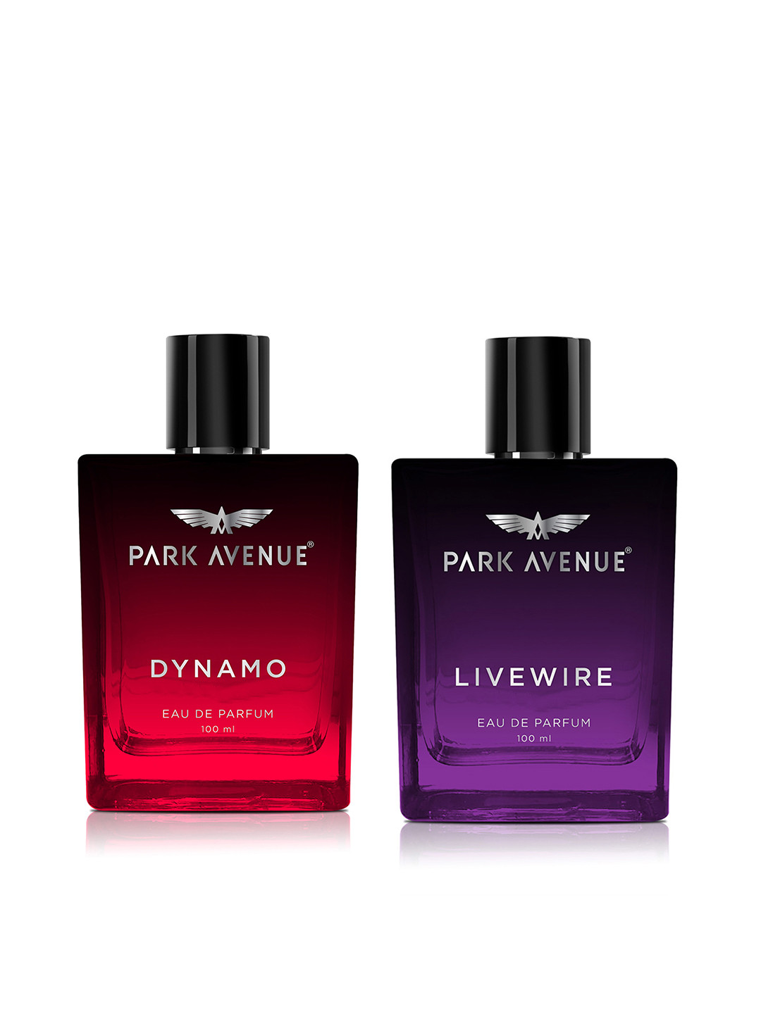 

Park Avenue Men Set of 2 Eau De Parfum 100ml each - Dynamo + Livewire, Purple