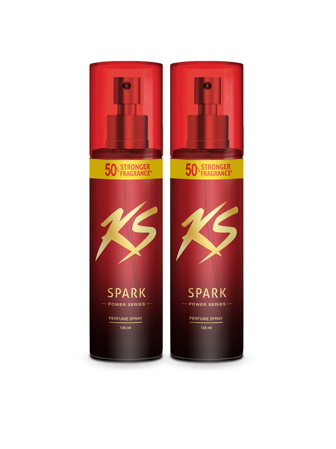 

KamaSutra Men Set of 2 Spark Power Series Deodorant - 135 ml each, Red