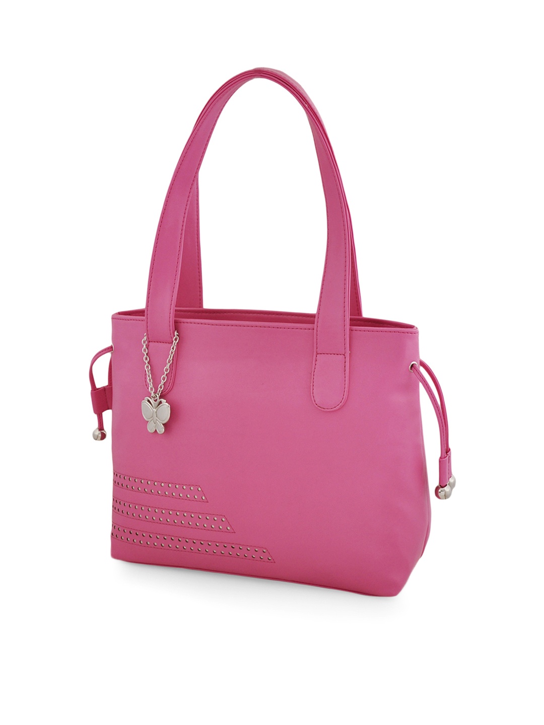 

Butterflies Pink Solid Shoulder Bag
