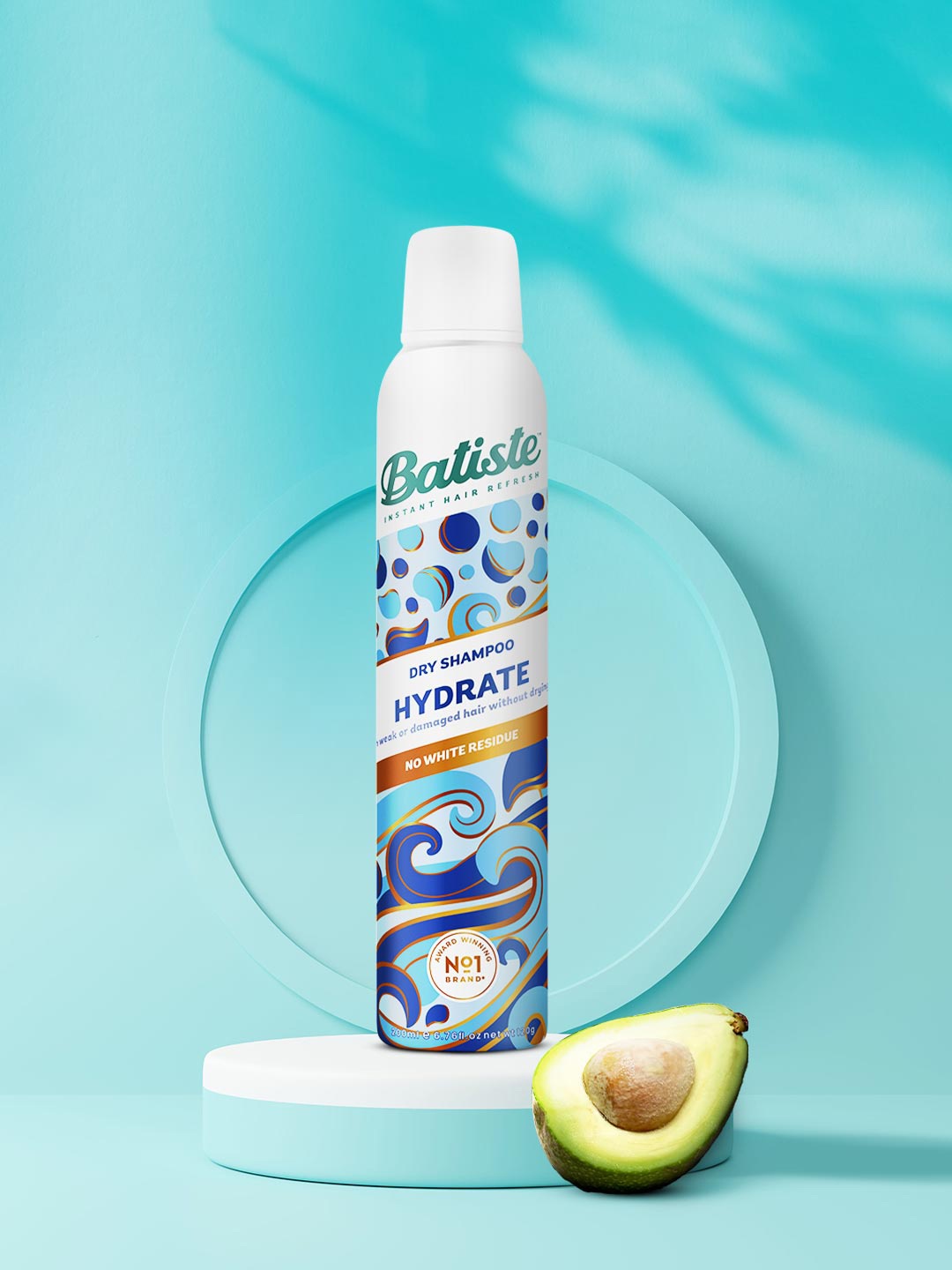 

Batiste Hydrate Instant Hair Refresh Moisturising Dry Shampoo - 200 ml, Multi