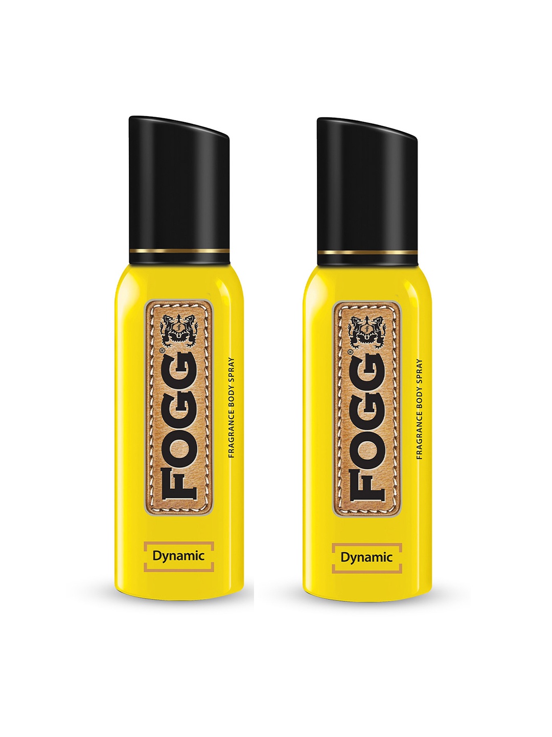 

Fogg Men Set of 2 Dynamic Fragrance Body Spray - 150ml each, Yellow