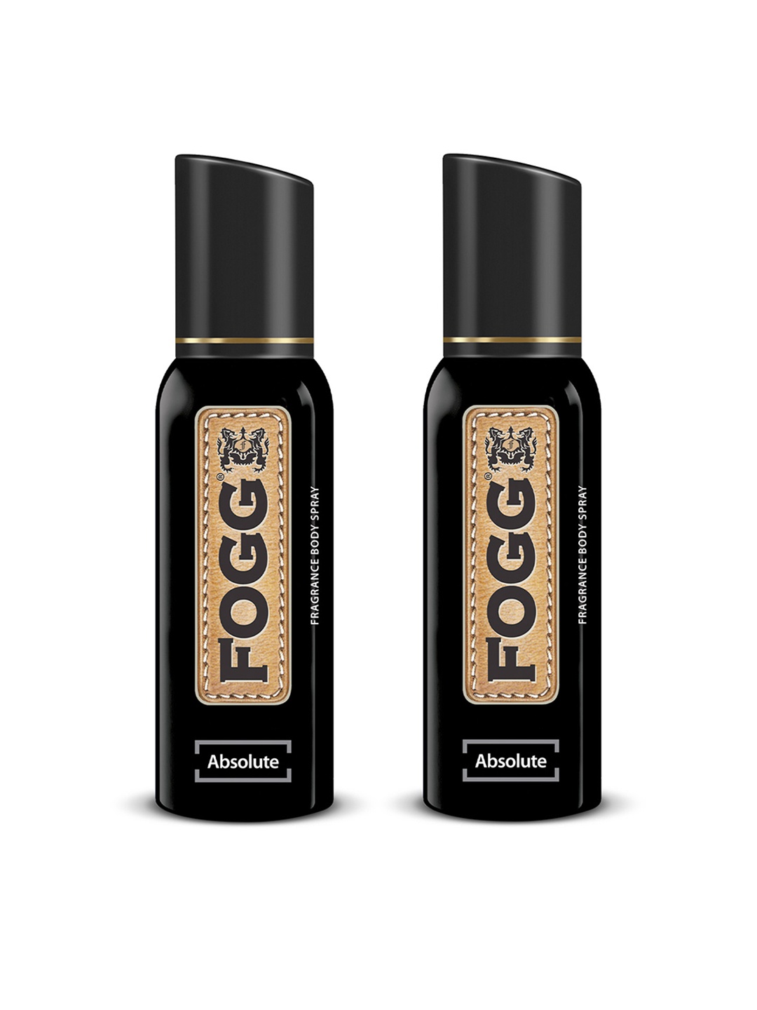 

Fogg Set of 2 Absolute Fragrance Body Spray - 150 ml each, Black