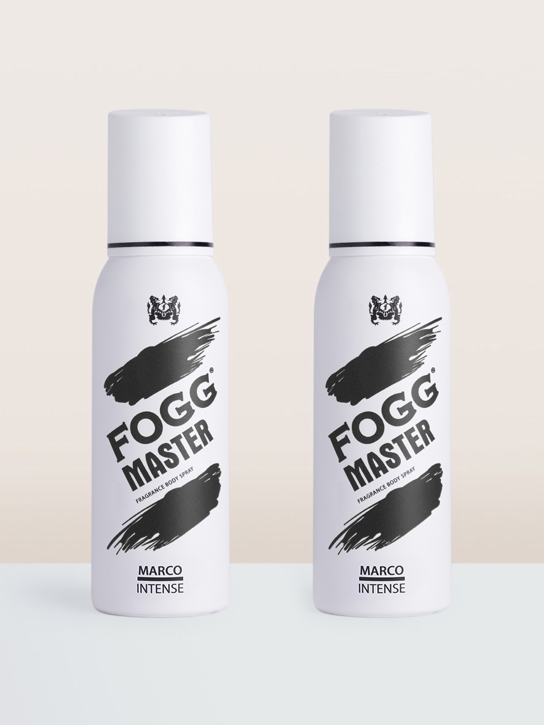 

Fogg Master Men Set of 2 Intense Marco Deodorant - 120 ml each, White