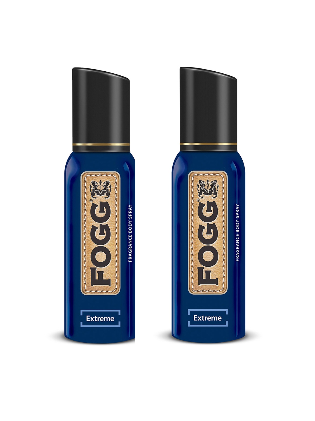 

Fogg Set of 2 Extreme Long Lasting Fragrance Body Spray - 150 ml each, Blue