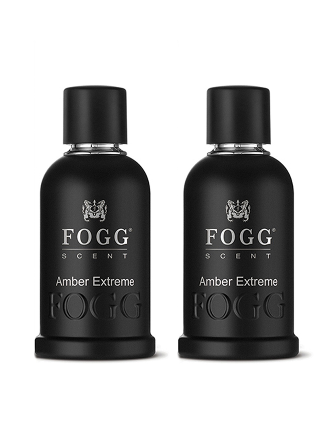 

Fogg Scent Men Set Of 2 Amber Extreme Long Lasting Eau De Parfum - 100ml Each, Black