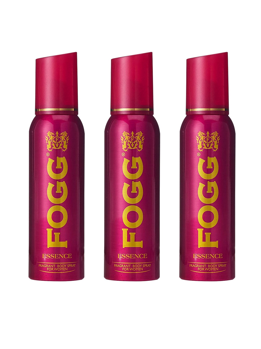 

Fogg Women Set of 3 Essence Fragrance Body Spray - 150ml Each, Pink