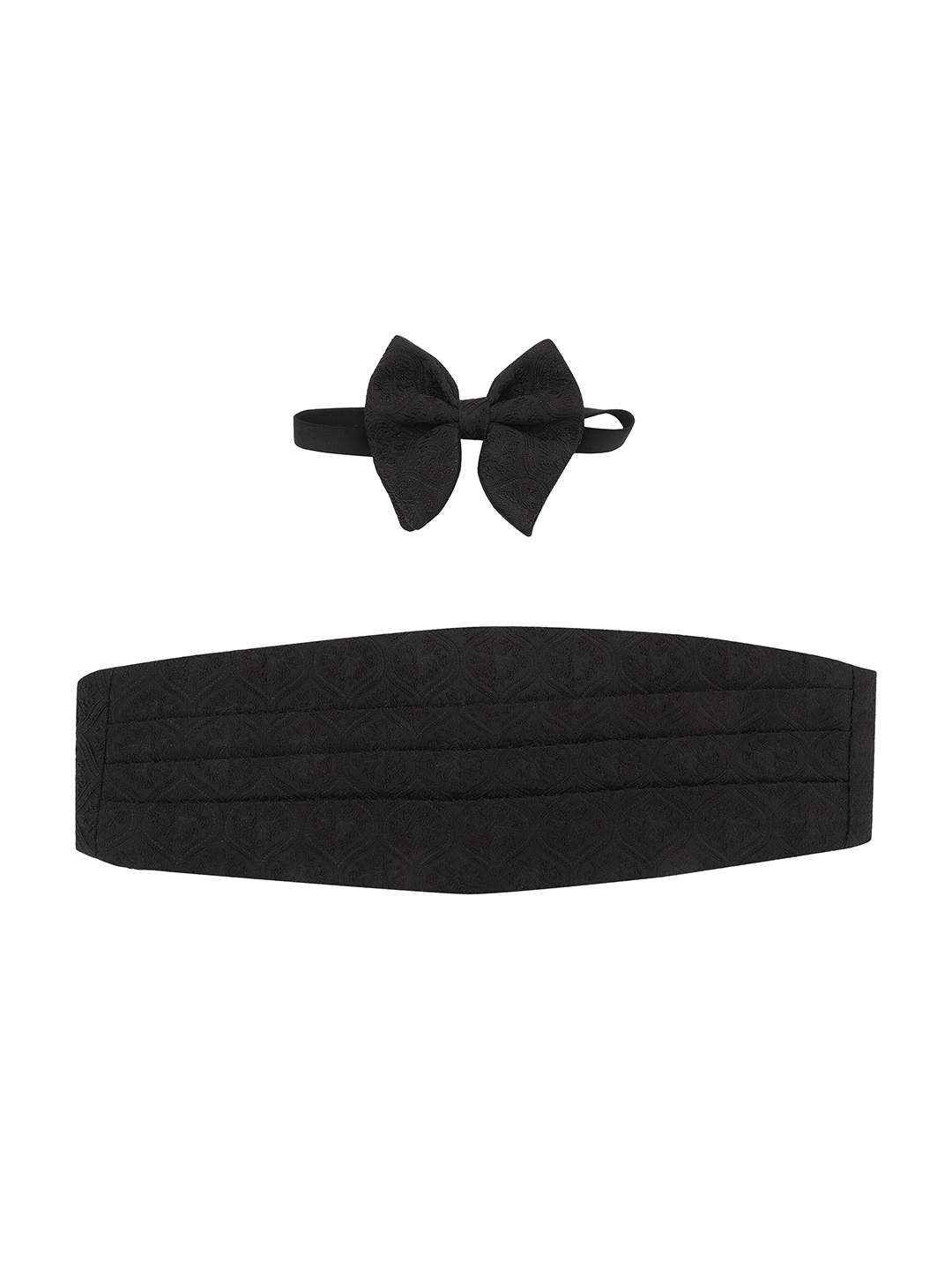 

Alvaro Castagnino Cummerband & Bow Tie Set, Black