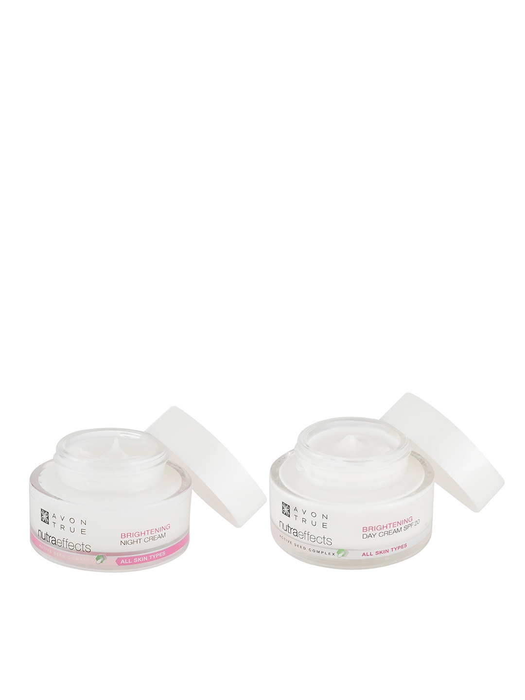

Avon Set of True Nutra-Effects Brightening Day Cream & Night Cream - 50 g Each, White