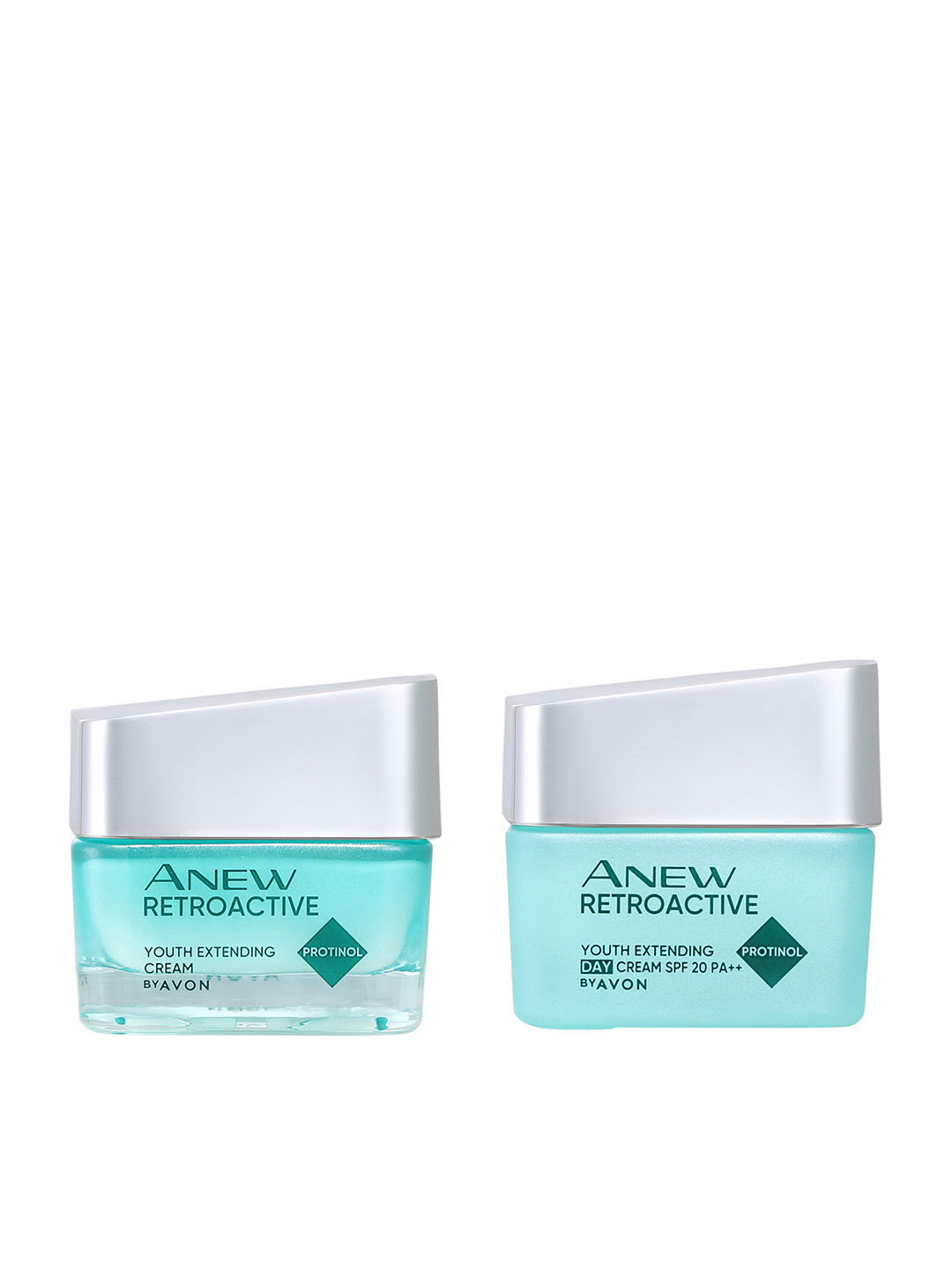 

Avon Anew Retroactive Youth Extending SPF 20 PA++ Day Cream 50g & Face Cream 50g, Blue