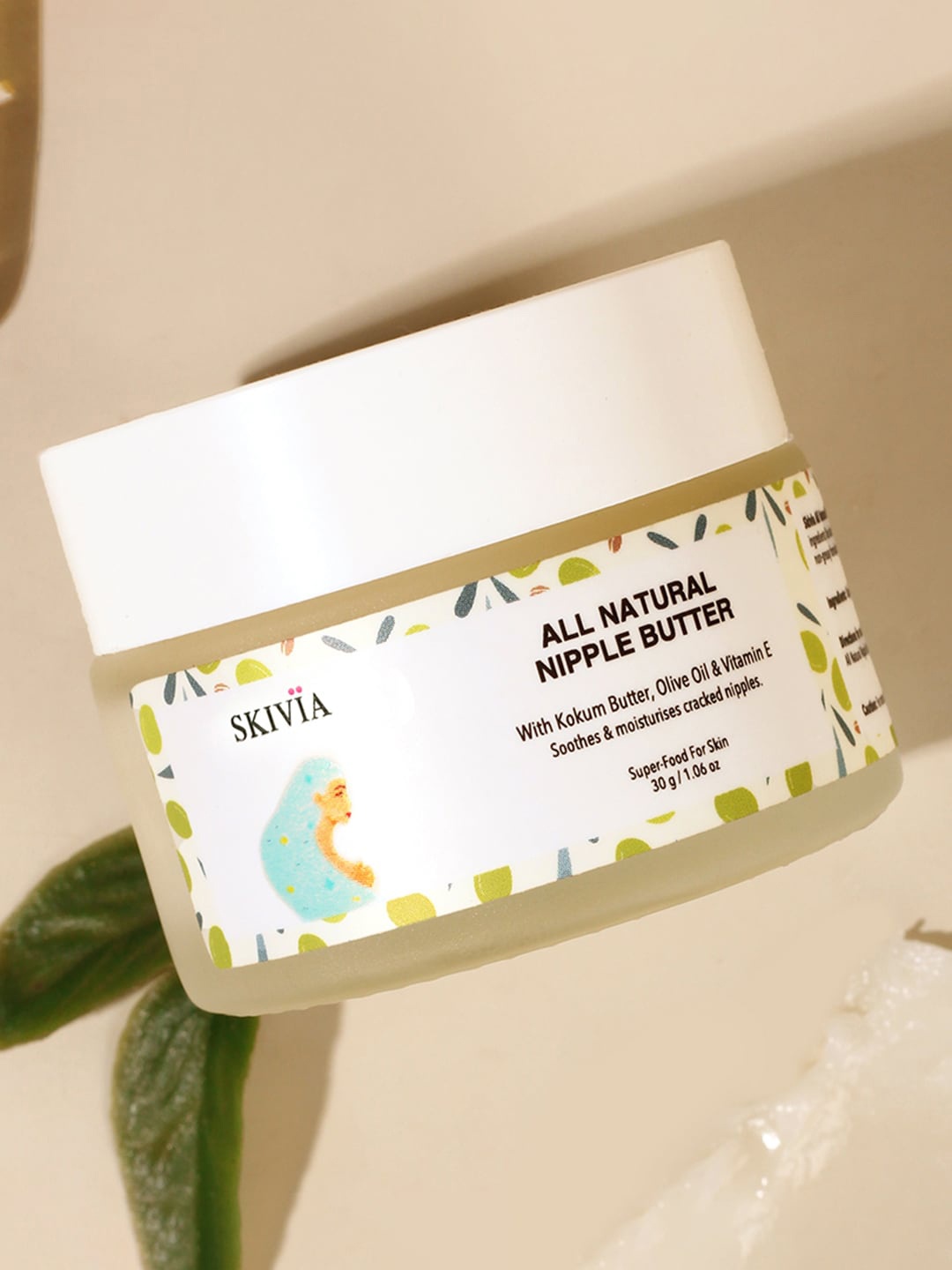 

SKIVIA All Natural Nipple Butter With Vitamin E & Kokum Butter 30gm, Transparent