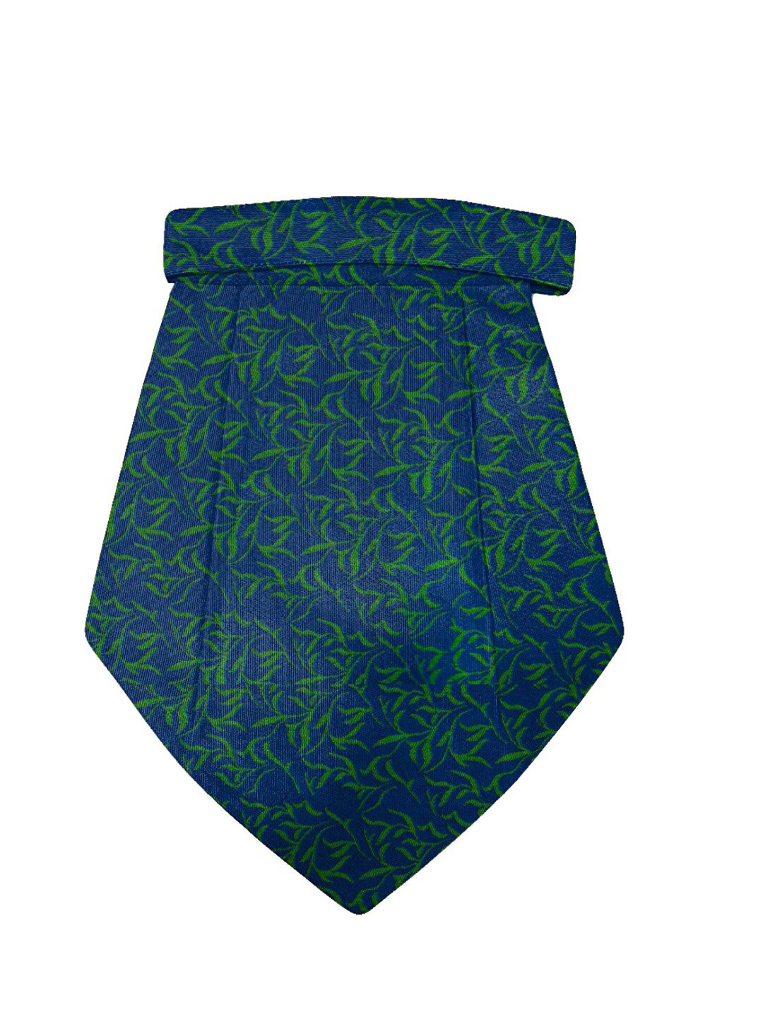 

Blacksmith Men Floral Printed Satin Casual Cravat, Green